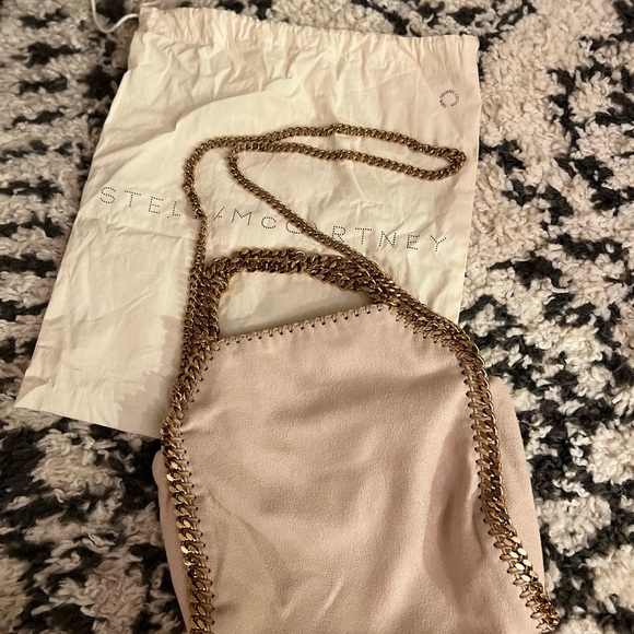 Stella McCartney mini Falabella light tan tote bag - Picture 5 of 5